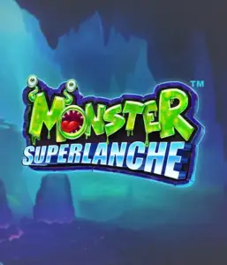 Explore the spooky depths with Monster Superlanche slot by Pragmatic Play, highlighting a vivid and playful monster logo before a foggy cave background. This image portrays the thrilling experience of a monster-themed game, great for fans of monster slots, providing a unique adventure. 